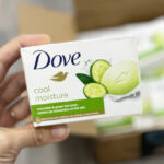 A Person Holding a Dove Cool Moisture Soap