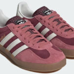 Adidas Originals Gazelle Indoor Shoes in Maroon