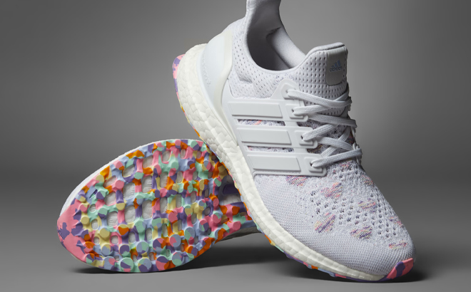 Adidas Ultraboost 1 0 Womens Shoes in White and Violet