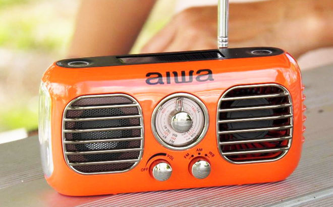 Aiwa Handy Mate Radio with Fan Flashlight