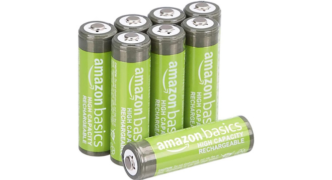 Amazon Basics Rechargeable AA Batteries 8 Pack