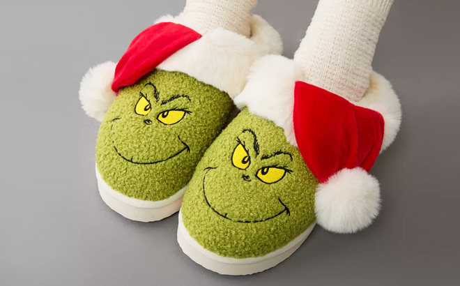 American Eagle x Grinch Scuff Slippers