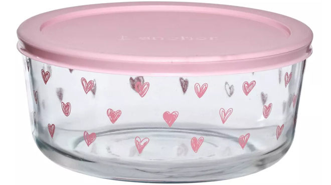 Anchor Hocking 7 Cup Glass Food Storage Container