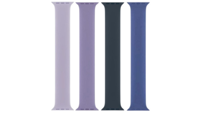 Apple Watch Bands Purple and Blue Hues