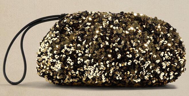 Banana Republic Factory Sequin Clutch