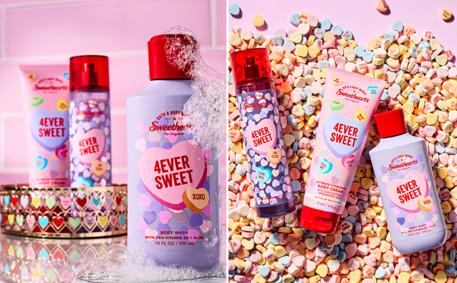 Bath Body Works Sweethearts Collection Body Care