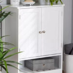 Baxton Studio Jaela Bathroom Storage Cabinet in a Room