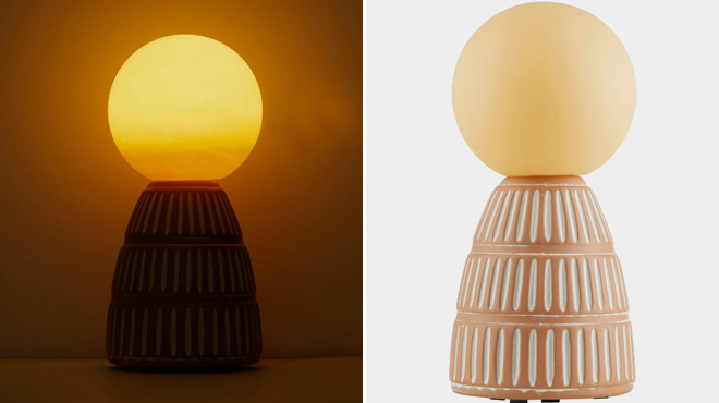 Beautiful by Drew Barrymore Frosted Globe Table Lamps