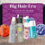 Beauty Brands Big Hair Era Volumizing Discovery Bag on a Table