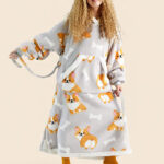 Bedsure Oversized Wearable Blanket Hoodie