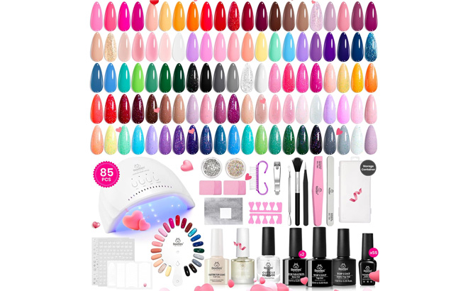 Beetles Gel Nail Polish Kit 85 Piece