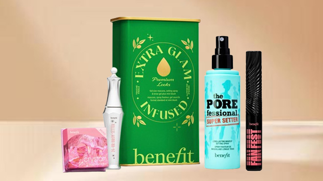 Benefit Cosmetics Extra Glam Infused Full Face Beauty Kit