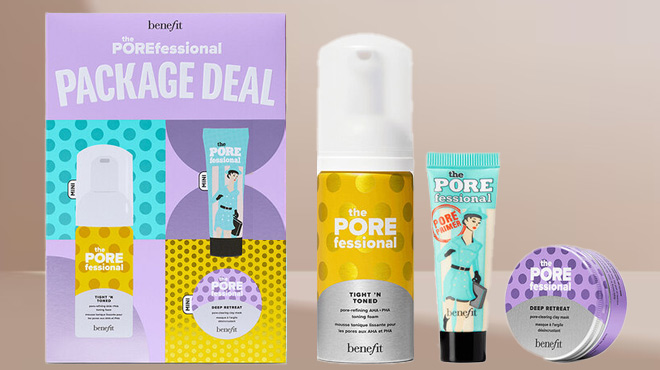 Benefit The POREfessional Package Deal Mini Skin Care Set