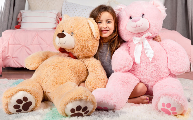 Best Choice Products 35in Giant Soft Plush Teddy Bear Stuffed Animal Toy