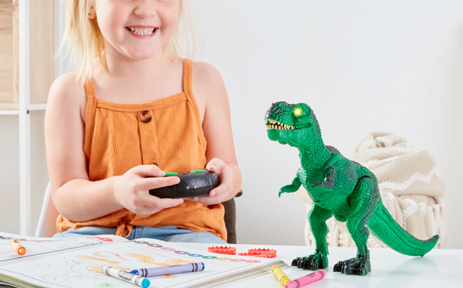 Best Choice Products Kids Remote Control Dinosaur Toy