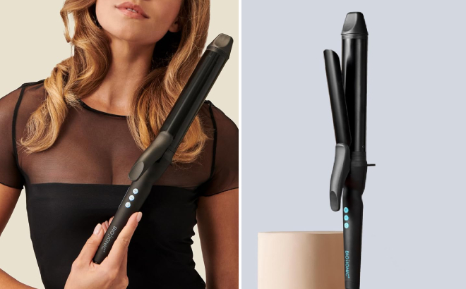 Bio Ionic Long Barrel Styler 1 25 Pro Curling Iron