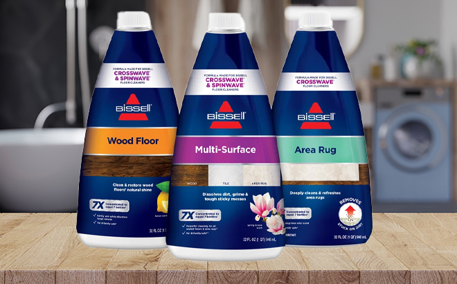 Bissell 3 Pack Variety Multi Surface Floor Cleaning Formula 32 oz Each