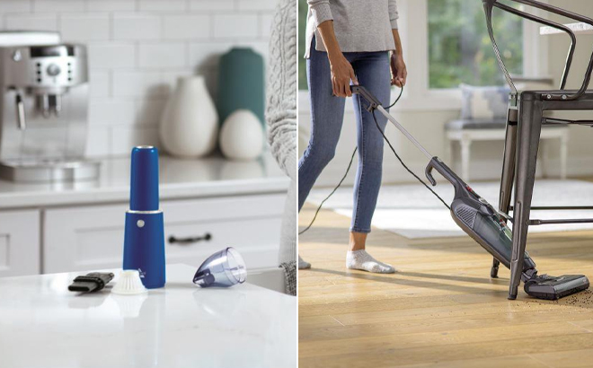 Bissell AeroSlim Cordless Handheld Vacuum and Featherweight PowerBrush Vacuum