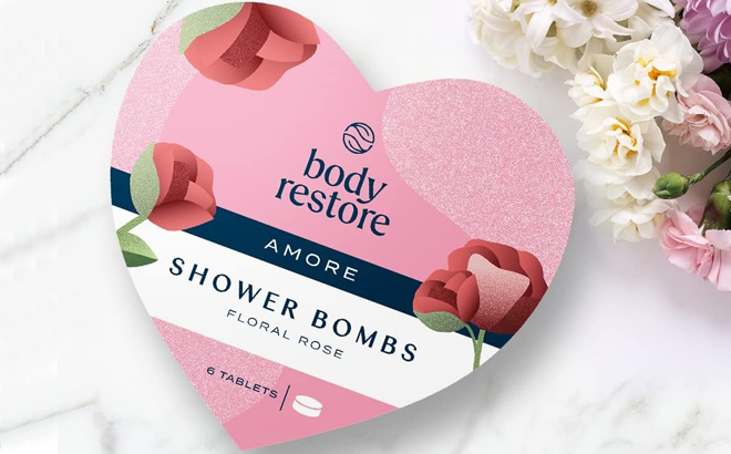 Body Restore Shower Bombs Floral Rose