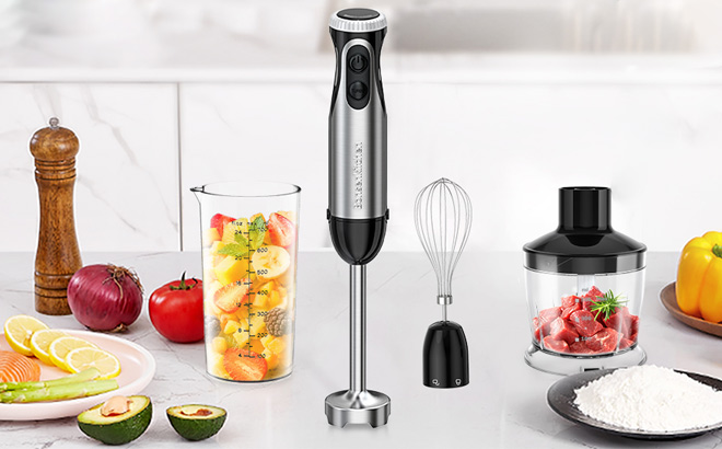 Bonsenkitchen Immersion Blender Set on the Table