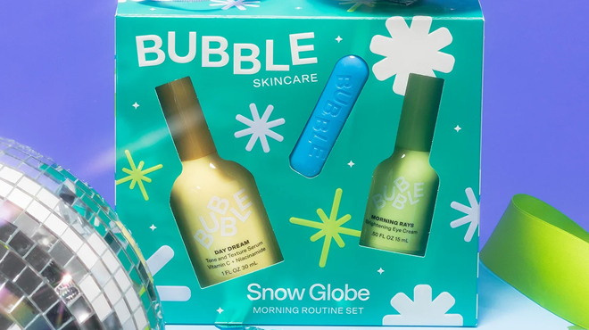 Bubble Snow Globe Morning Routine Set Box