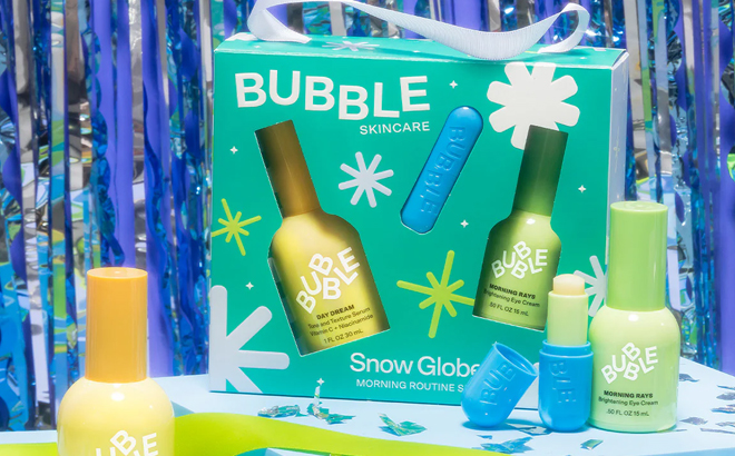 Bubble Snow Globe Morning Routine Set