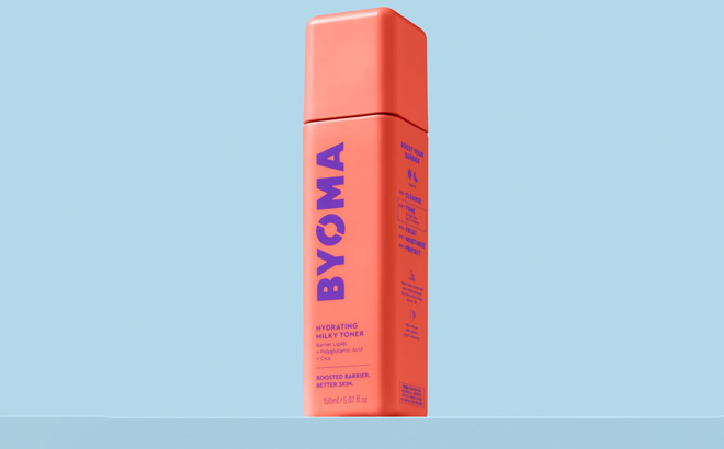 Byoma Hydrating Milky Toner on the Blue Table