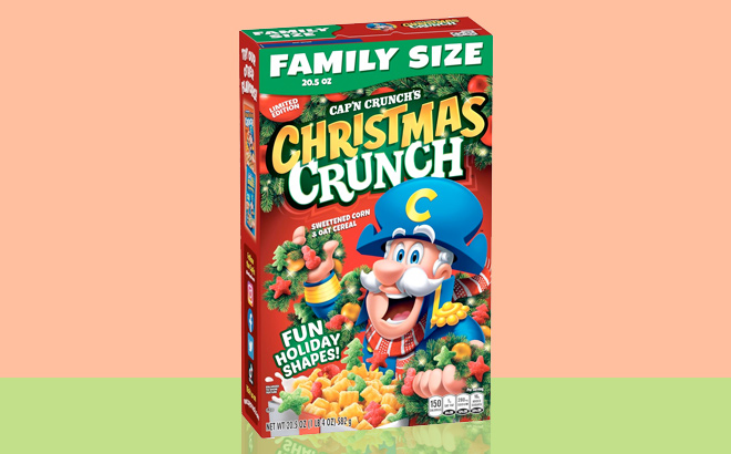 Capn Crunch Cereal Limited Edition Christmas Crunch