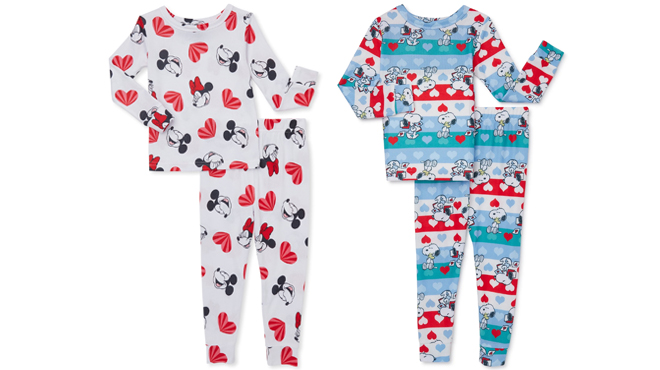 Character Valentines Day Toddler 2 Piece Pajama Set