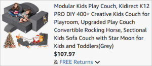 Checkout page of Kidirect Kids Play Couch