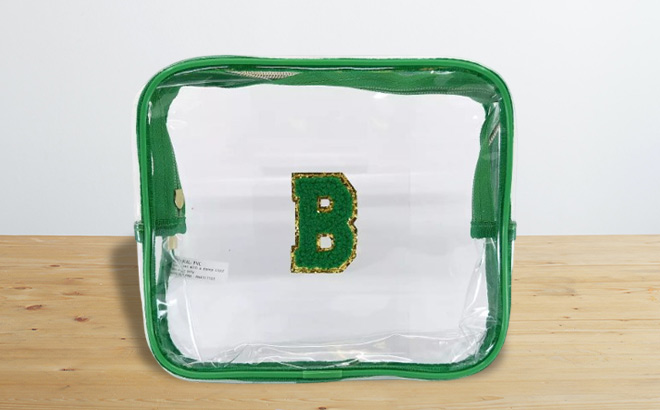 Clear Monogram Bag with Patch 1