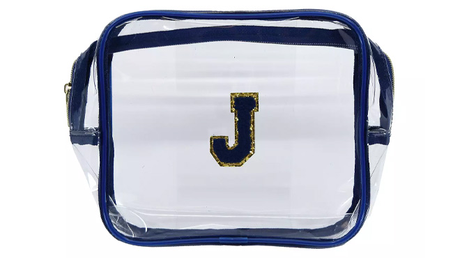 Clear Monogram Bag with Patch