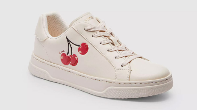 Coach Outlet High Line Sneaker With Cherry Print