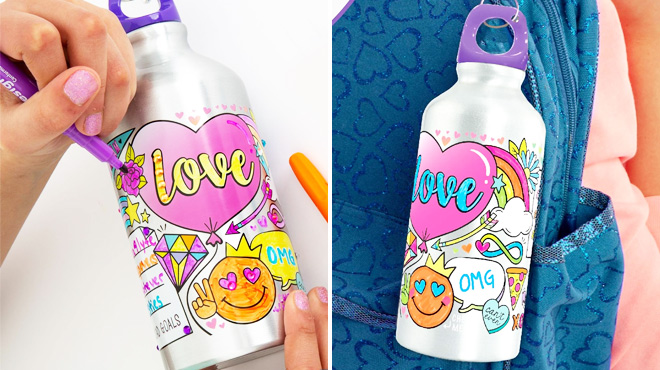 Color Your Own Water Bottle