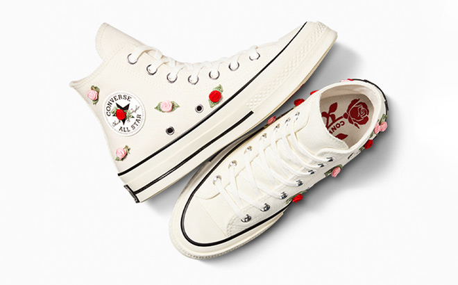 Converse Chuck 70 Valentines Day Shoes in Nothing says I love you like rosy Chuck 70s Style