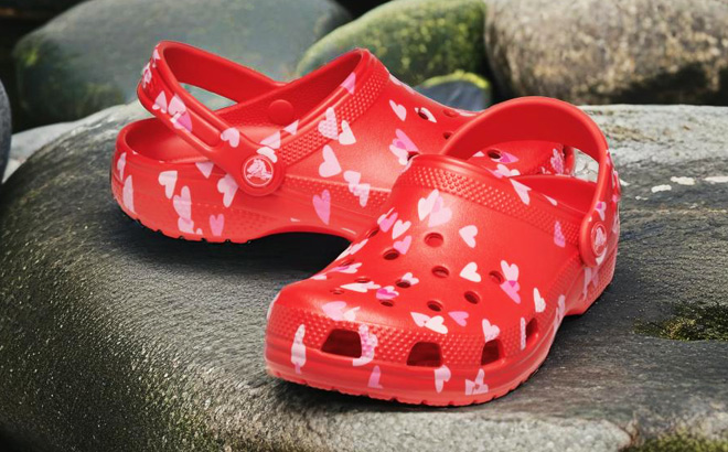 Crocs Kids Classic Valentines Day Clogs