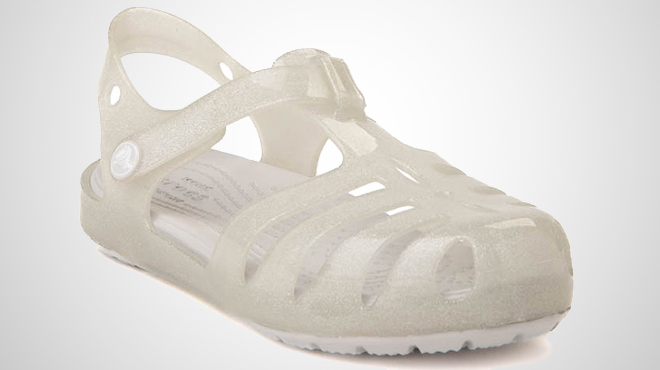 Crocs Silver Glitter Toddler Isabella Sandal