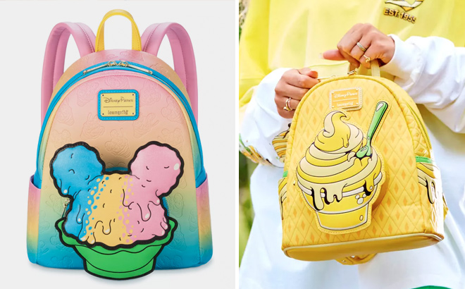 Disney Eats Pineapple Swirl Loungefly Mini Backpack