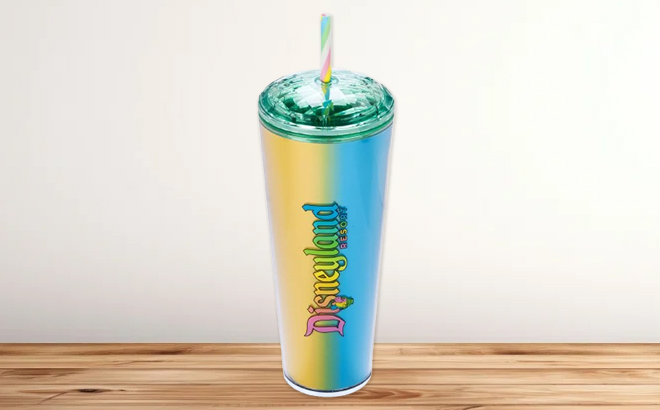 Disney Eats Shaved Ice Disneyland Starbucks Tumbler with Straw