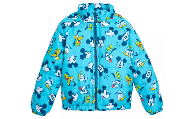 Disney Kids Mickey Mouse and Friends Puffer Jacket