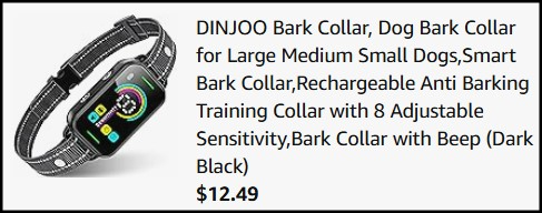 Dog Bark Collar Checkout