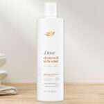 Dove Damage Therapy Derma Shampoo on a Table