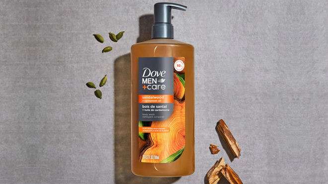 Dove Men + Care Sandalwood and Cardamom Oil Body Wash 