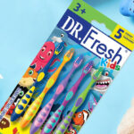 Dr Fresh Brand Kids Toothbrushes 5 Pack