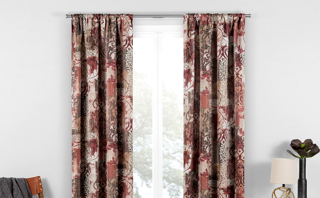 Eclipse Chiswick Blackout Rod Pocket Single Curtain Panel