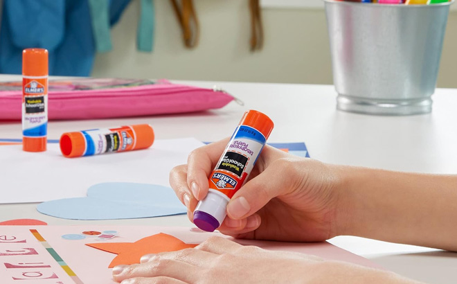 Elmers Washable Disappearing Purple Glue Sticks