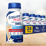 Ensure Plus Nutrition Shakes on a Table