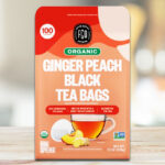 FGO Organic Ginger Peach Black Tea 100 Count