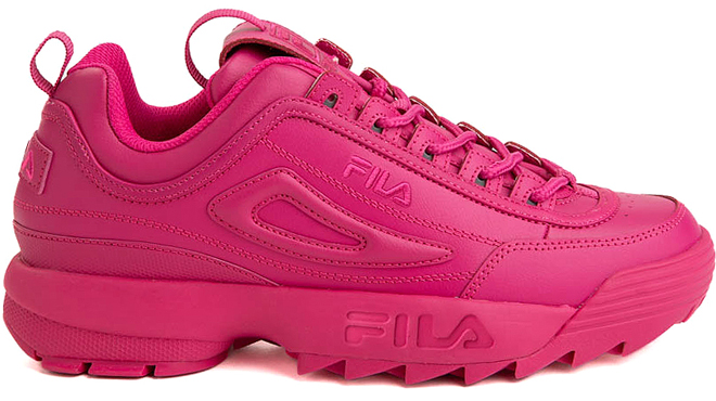 Fila Disruptor 2 Womens Shoes in Fuchsia Rose