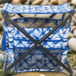 Folding Gardening Stool with Detachable Tote